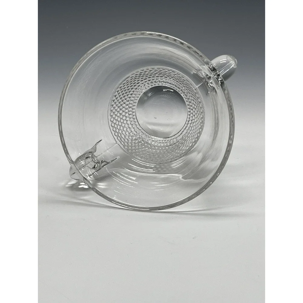 Duncan Miller Teardrop Mayonnaise Bowl‎ or Sugar Clear Glass 4